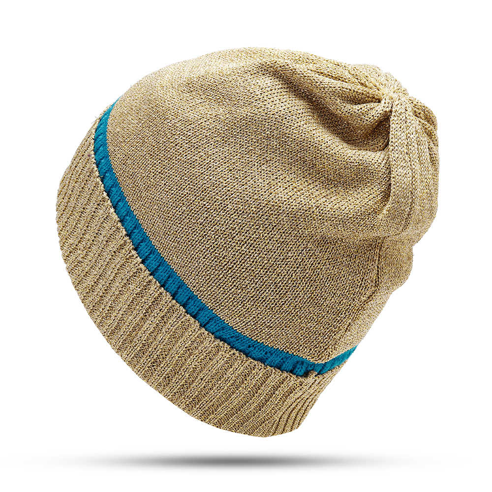 Women-Outdoor-Fashion-Bronzing-Knitted-Hat-Warm-Knit-Cap-1391003