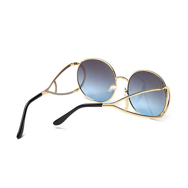 Women-Oversize-Frame-Anti-UV-Glasses-Retro-Colorful-Lens-Sunglasses-1176072