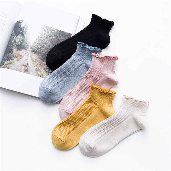 Women-Plain-Lace-Ankle-Socks-Cotton-Low-Cut-Boat-Liner-Sneaker-Outdoor-Slippers-Socks-1267518