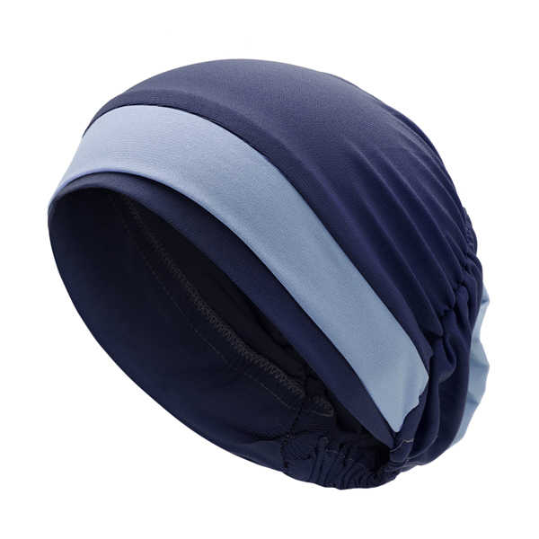 Women-Polyester-Breathable-Turban-Hat-Casual-Good-Elastic-Beanie-Muslim-Pile-Heap-Cap-1276638