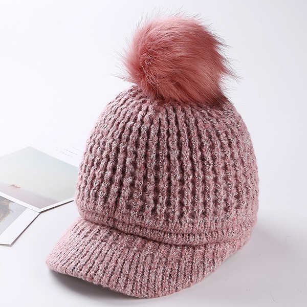 Women-Pompom-Knitted-Baseball-Cap-Casual-Winter-Warm-Plush-Lining-Woolen-Caps-1210118