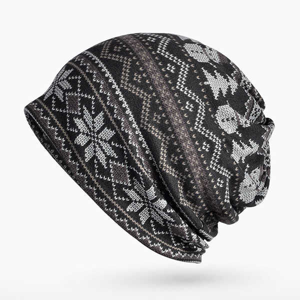 Women-Print-Cotton-Warm-Beanie-Hats-Multi-function-Soft-Collar-Scarf-Daul-use-1228155