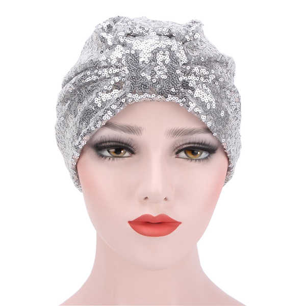 Women-Sequin-Hedging-Cap-Bright-Fashion-Skullies-Beanies-Hat-Adjustable-1178038