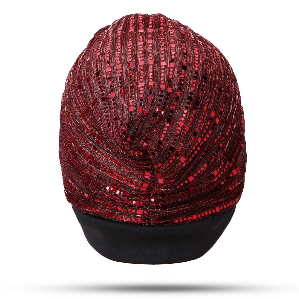 Women-Sequined-Mesh-Hat-Arabian-Turban-Hat-Arab-Wrap-Scarf-1456152