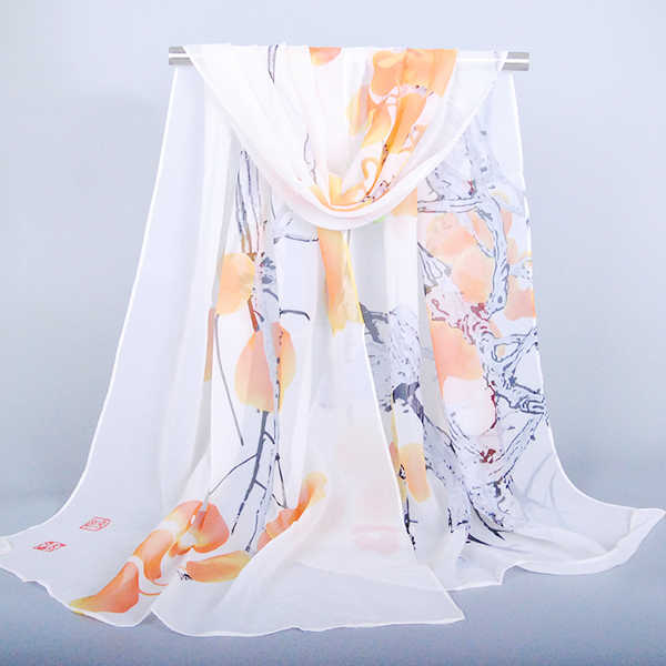 Women-Silk-Traditional-Chinese-Painting-Scarf-Fashion-Outdoor-Summer-Flower-Shawl-1189356