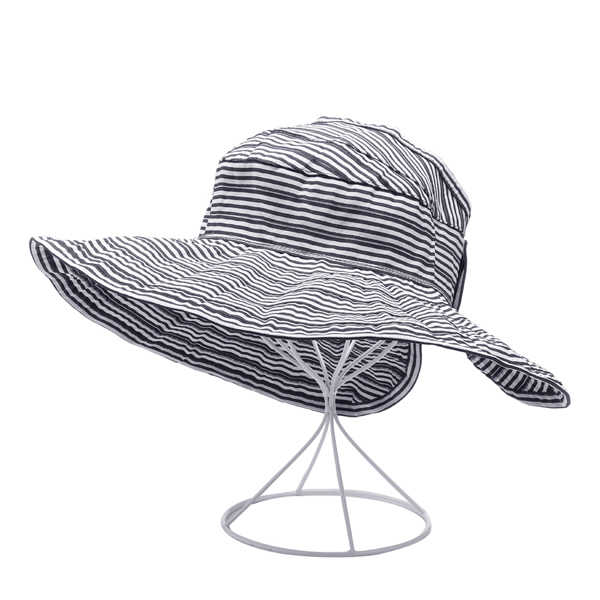 Women-Stripe-Summer-Sunshade-Cotton-Beach-Hat-Outdoor-Casual-Visor-Sun-Hat-1265435