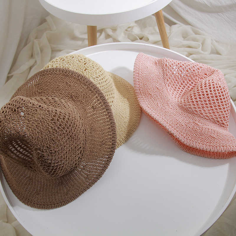 Women-Summer-Bamboo-Breathable-Bucket-Hat-Wide-Brimmed-Visor-Hat-1432412