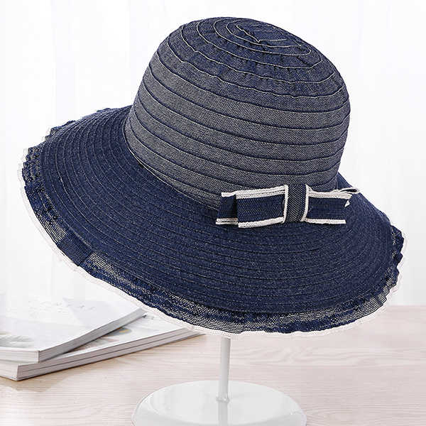 Women-Summer-Bowknot-Straw-Beach-Hat-Big-Brim-Sunshade-Visor-Bucket-Hats-1265429