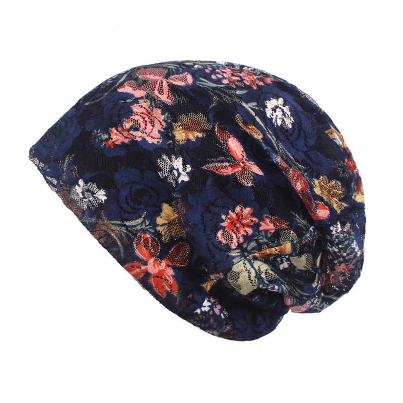 Women-Summer-Breathable-Thin-Flowers-Ethnic-Cotton-Lace-Beanie-Hat-Vintage-Good-Elastic-Turban-Caps-1311132