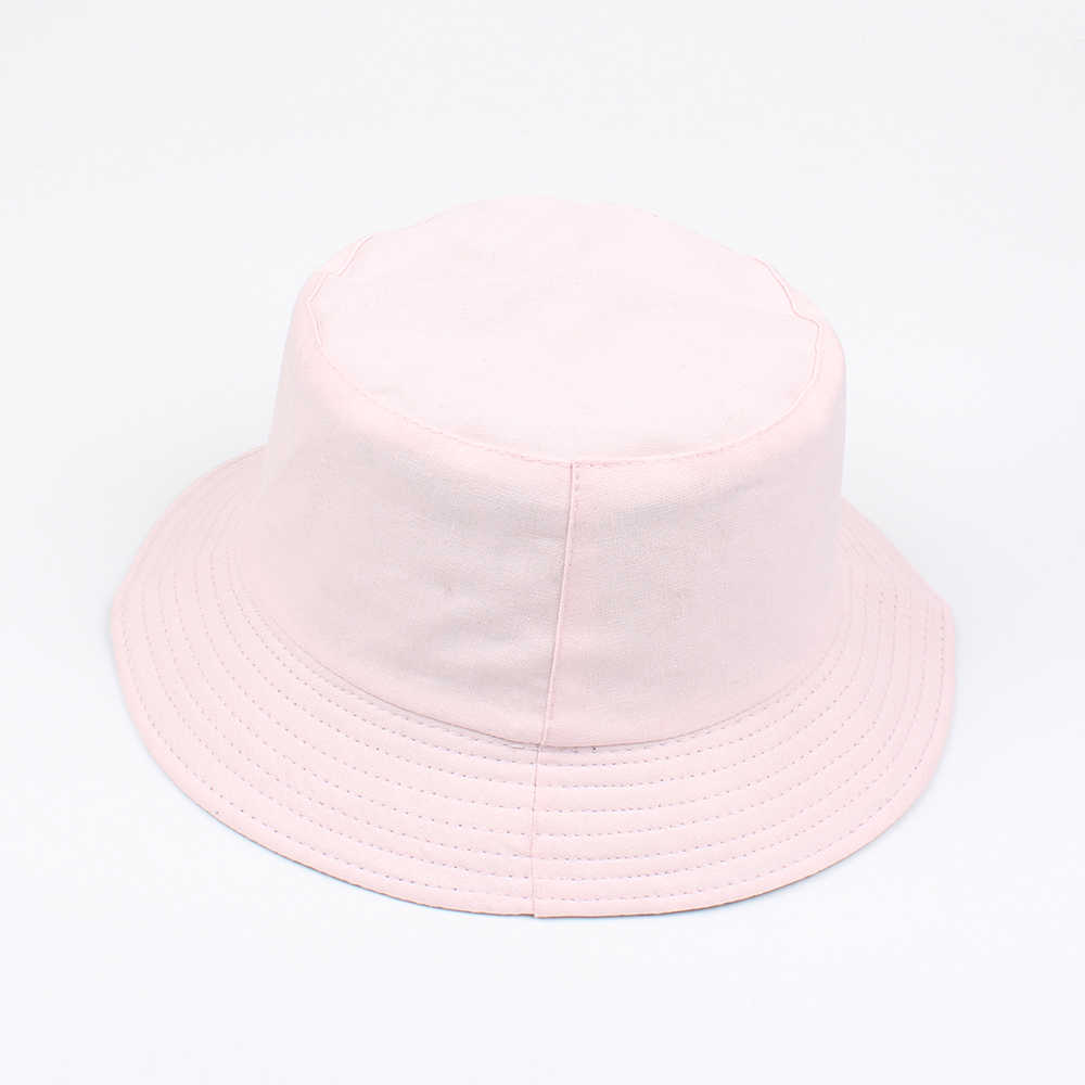 Women-Summer-Casual-Solid-Color-Fisherman-Hat-Foldable-Double-Sided-Bucket-Hat-1297044