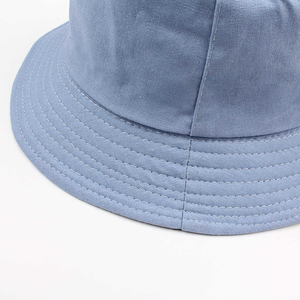 Women-Summer-Casual-Solid-Color-Fisherman-Hat-Foldable-Double-Sided-Bucket-Hat-1297044