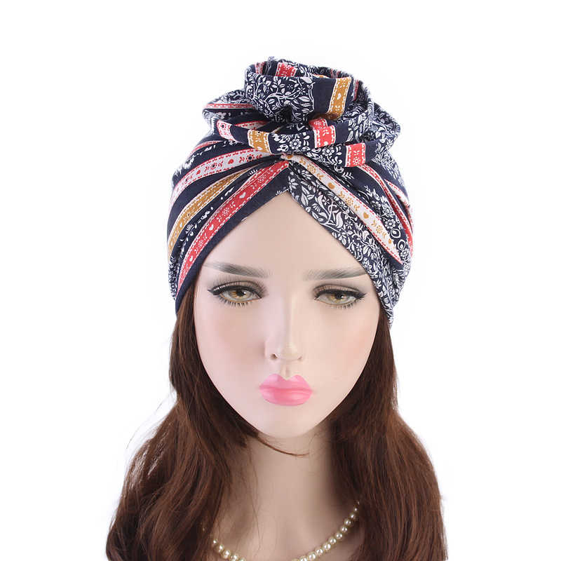 Women-Summer-Cotton-Floral-Chemo-Turban-Cap-Bohemian-Style-Beanie-Hat-1371244