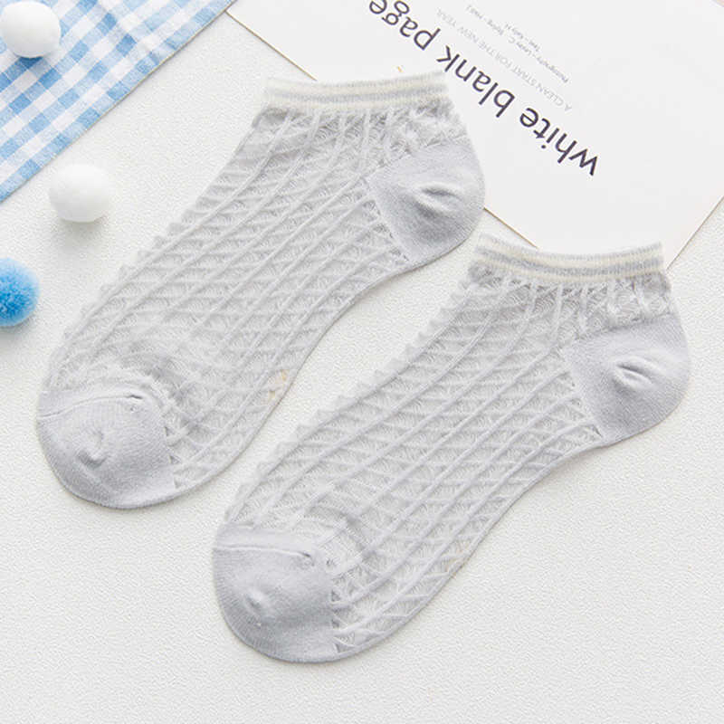 Women-Summer-Cotton-Solid-Color-Hollow-Breathable-Mesh-Boat-Socks-Soft-Short-Tube-Sock-1338469