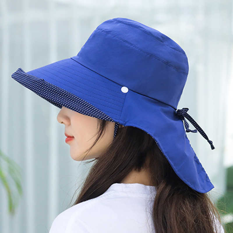 Women-Summer-Cotton-Sunshade-Sun-Protection-Bucket-Cap-with-Face-Mask-Outdoor-Collapsible-Fisherman--1433040