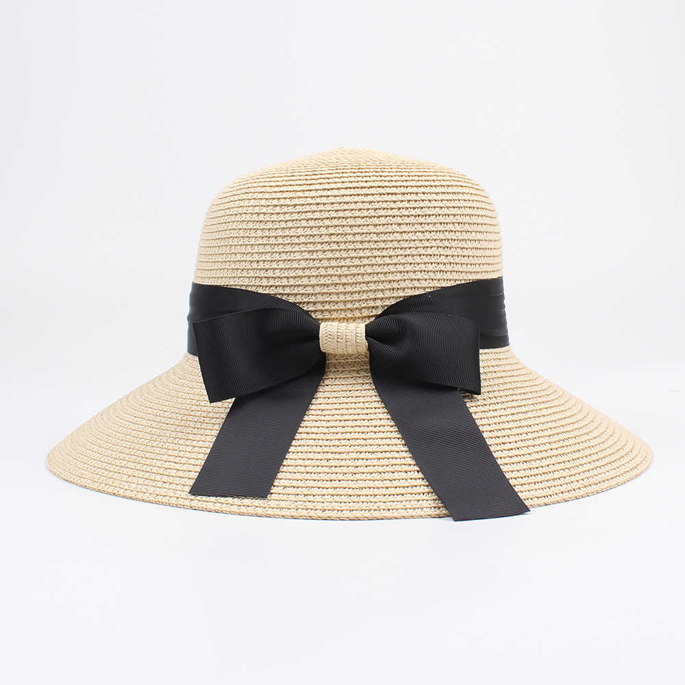 Women-Summer-Foldable-Travel-Beach-Fisherman-Hat-Outdoor-Sunscreen-Straw-Hat-1296658