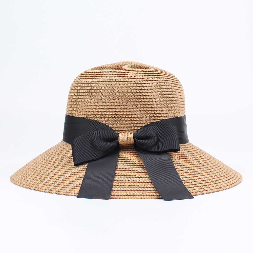 Women-Summer-Foldable-Travel-Beach-Fisherman-Hat-Outdoor-Sunscreen-Straw-Hat-1296658