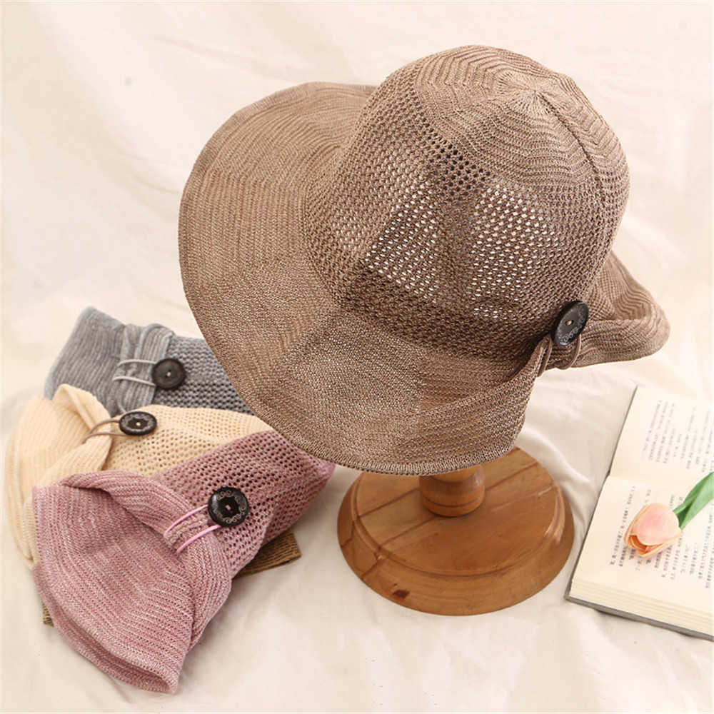 Women-Summer-Foldable-Vacation-Button-Visor-Hats-Anti-UV-Protective-Straw-Fishman-Hat-1300031