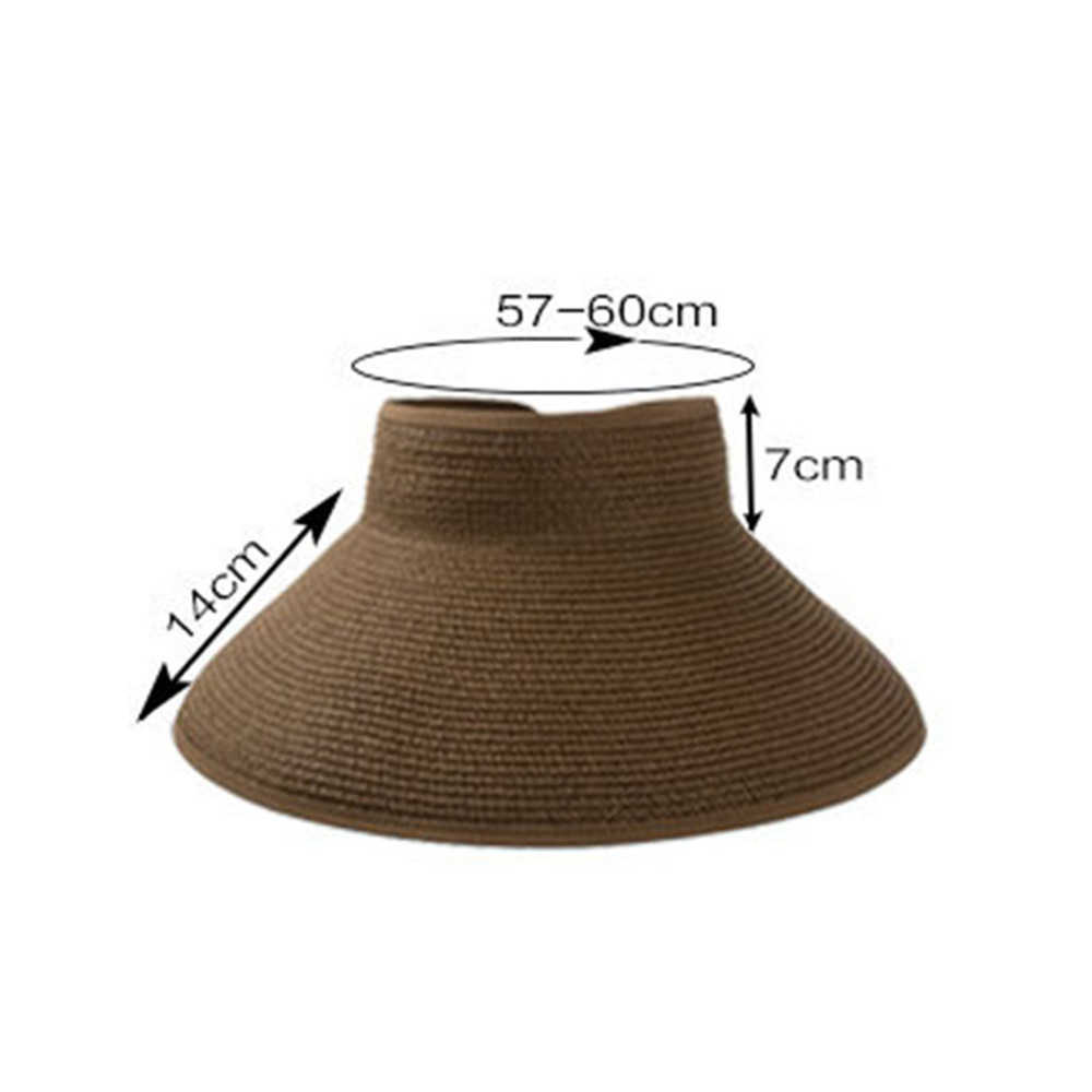 Women-Summer-Foldable-Wide-Brim-Empty-Cap-Sun-Straw-Hat-Outdoor-Beach-Travel-Visor-Cap-1299027