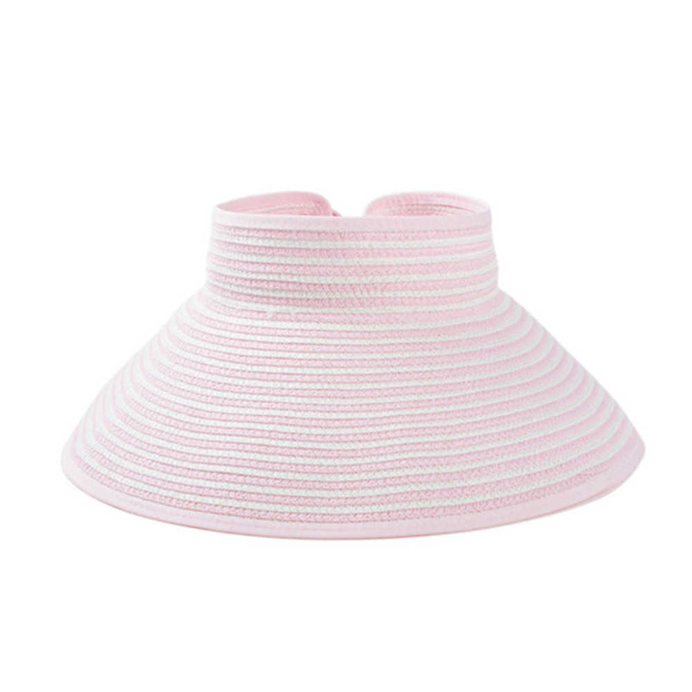 Women-Summer-Foldable-Wide-Brim-Empty-Cap-Sun-Straw-Hat-Outdoor-Beach-Travel-Visor-Cap-1299027