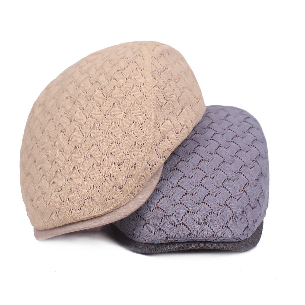 Women-Summer-Lace-Breathable-Beret-Hat-Adjustable-Outdoor-Sunshade-Forward-Cap-1286026