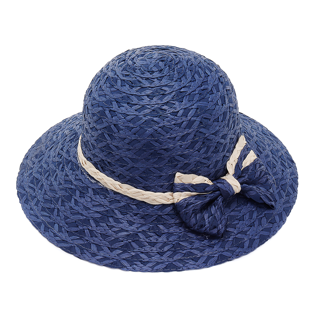 Women-Summer-Outdoor-Bow-Wide-Brim-Straw-Hat-Breathable-Sunshade-Beach-Hat-1309946