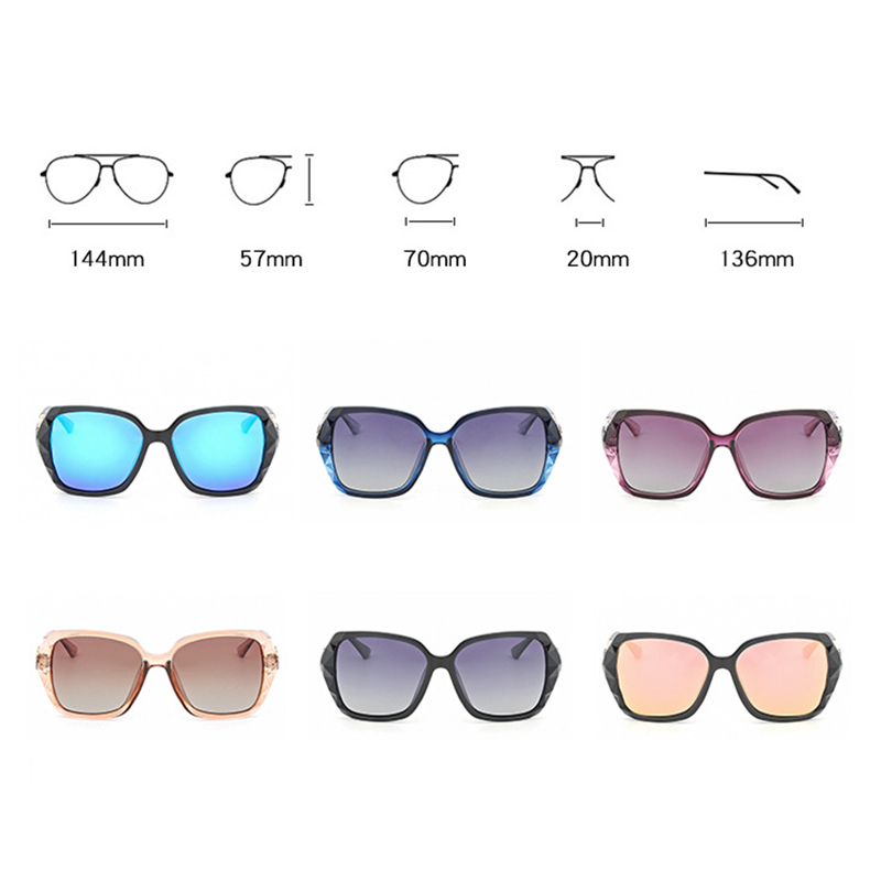 Women-Summer-Outdoor-Casual-UV-Protection-Polarized-Sunglasses-PC-Frame-Glasses-1325328