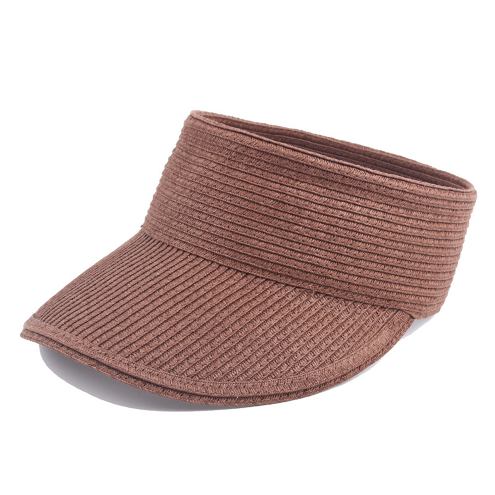 Women-Summer-Outdoor-Foldable-Straw-Hat-Breathable-Wide-Brim-Sunscreen-Empty-Top-Hat-1301685