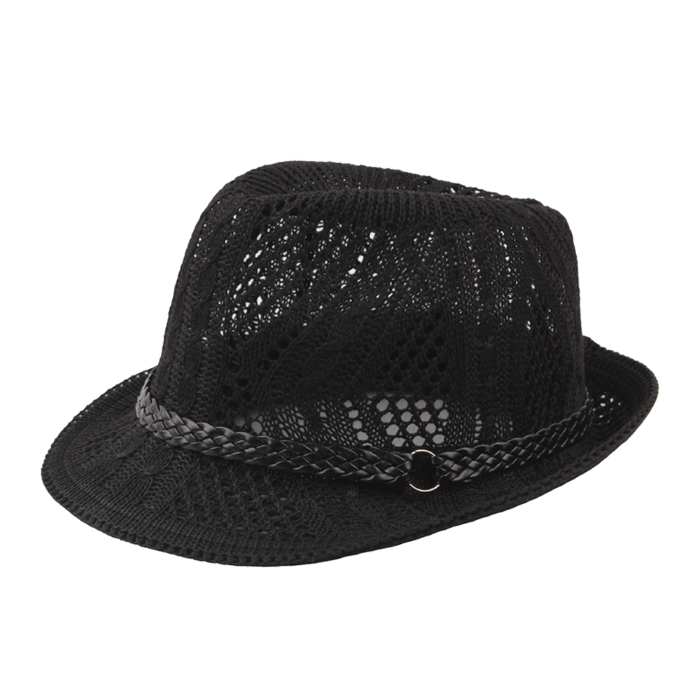 Women-Summer-Outdoor-Mesh-Breathable-Jazz-Hat-Leather-Belt-Crimping-Panama-Hat-1310646