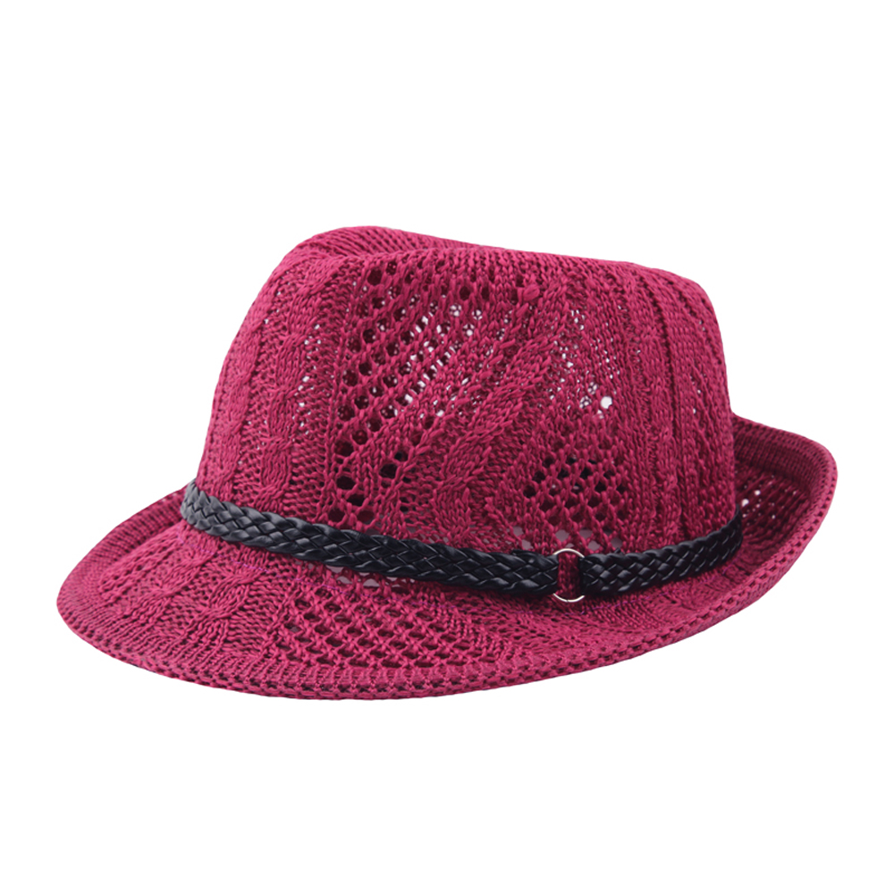 Women-Summer-Outdoor-Mesh-Breathable-Jazz-Hat-Leather-Belt-Crimping-Panama-Hat-1310646