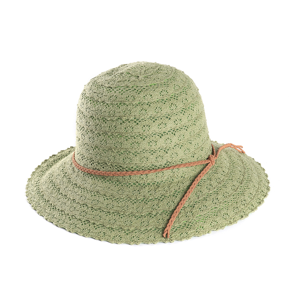 Women-Summer-Outdoor-Petal-Pattern-Sunscreen-Woven-Straw-Hat-Adjustable-Breathable-Hat-1320453