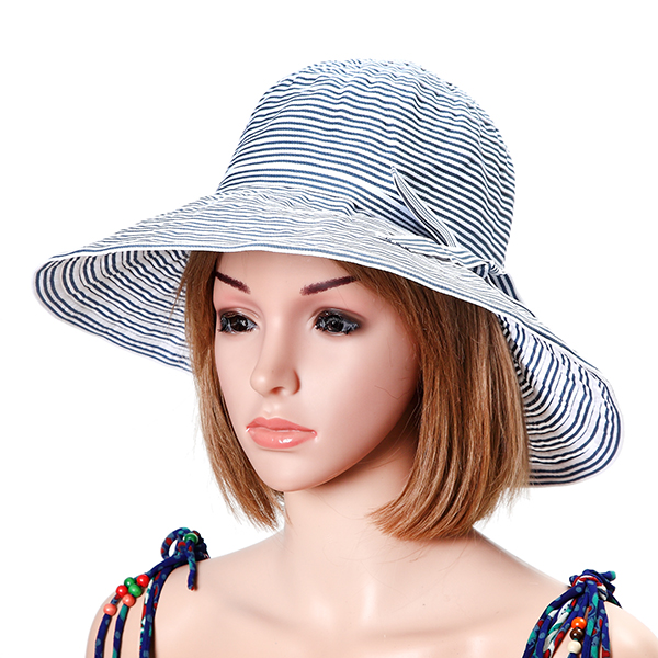 Women-Summer-Stripe-Wide-Brim-Bucket-Hat-Casual-Foldable-Anti-UV-Visor-Beach-Hat-1155566