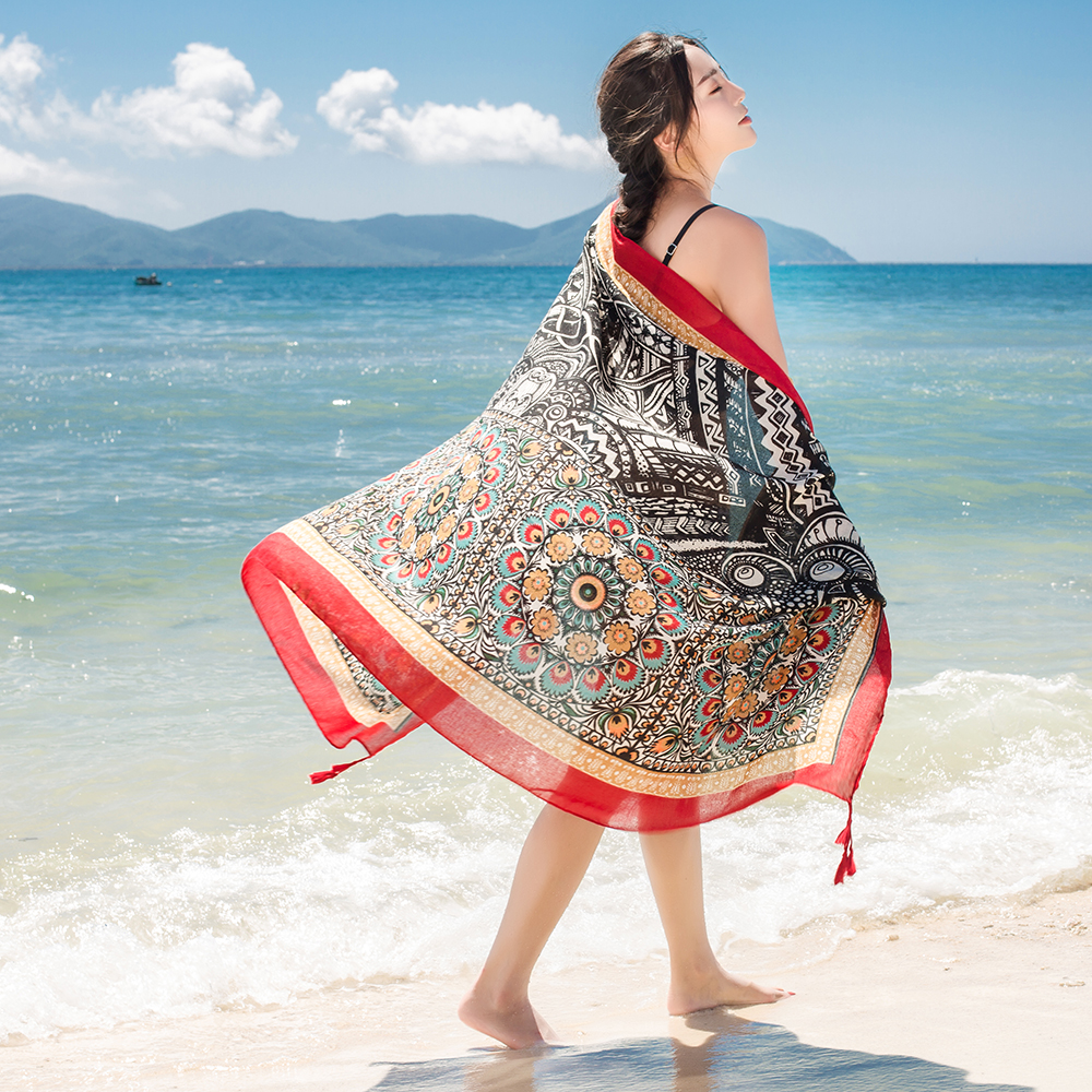 Women-Summer-Sunshade-Silk-Beach-Scarf-Multi-function-Plus-Size-Shawl-Swimsuit-Cover-Up-Vacation-1295455