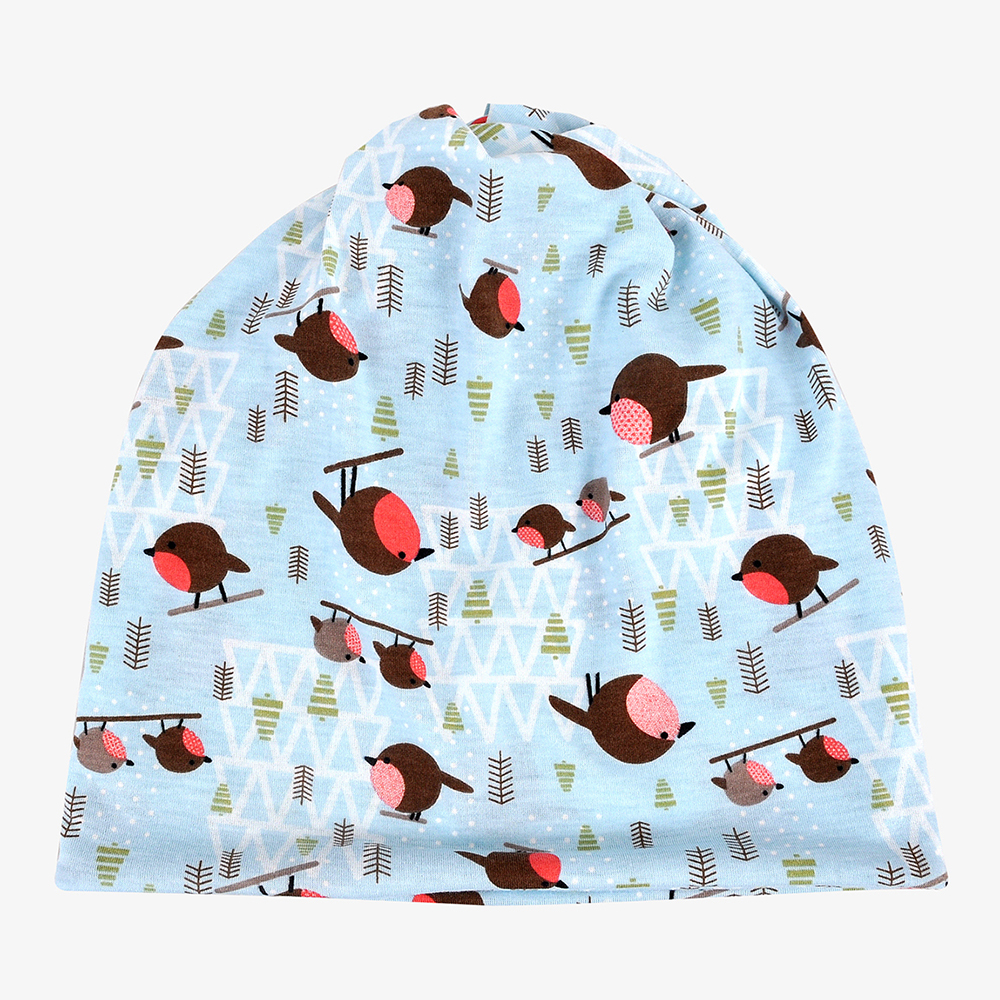 Women-Summer-Thin-Cotton-Breathable-Beanies-Hat-Bird-Print-Both-Hats-And-Scarf-Use-1284063