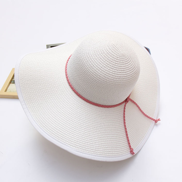 Women-Summer-Wide-Birm-Bucket-Straw-Hat-Outdoor-Travel-Sunshade-Visor-Beach-Hat-1157416