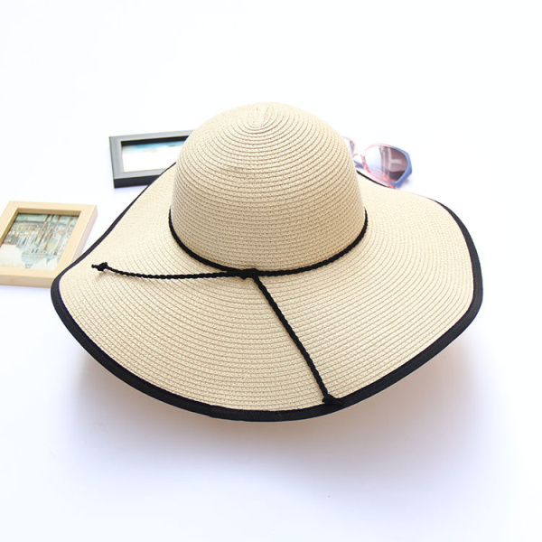 Women-Summer-Wide-Birm-Bucket-Straw-Hat-Outdoor-Travel-Sunshade-Visor-Beach-Hat-1157416