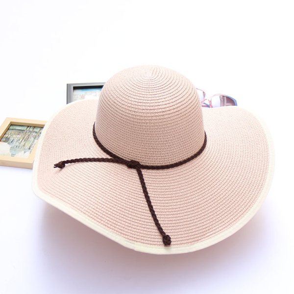 Women-Summer-Wide-Birm-Bucket-Straw-Hat-Outdoor-Travel-Sunshade-Visor-Beach-Hat-1157416