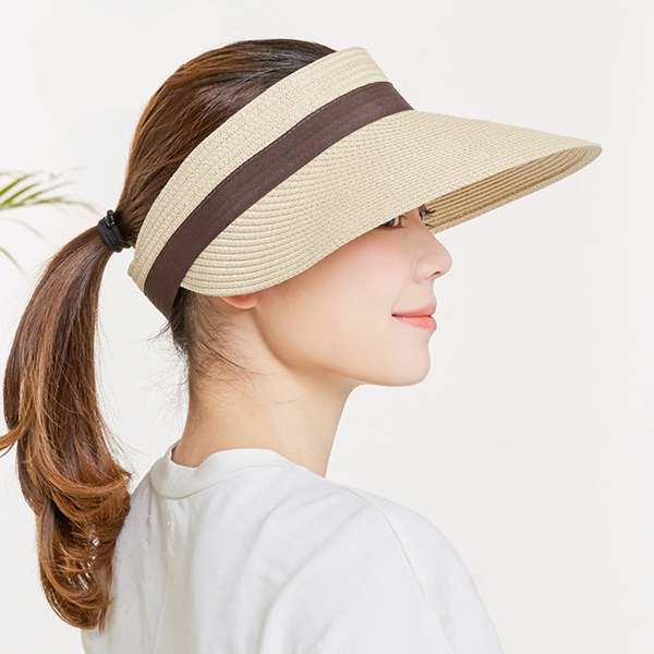 Women-Summer-Wide-Brim-Bowknot-Bucket-Cap-Removable-Top-Sunshade-Outdoor-Straw-Hat-1273845