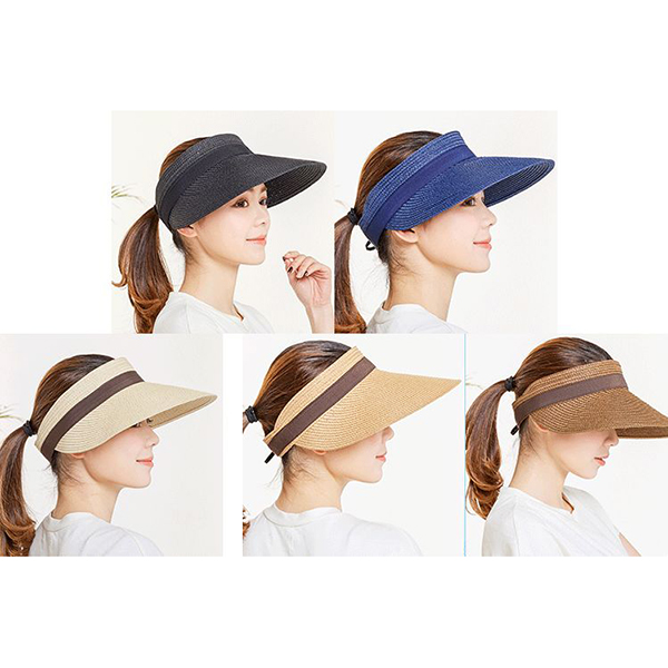 Women-Summer-Wide-Brim-Bowknot-Bucket-Cap-Removable-Top-Sunshade-Outdoor-Straw-Hat-1273845