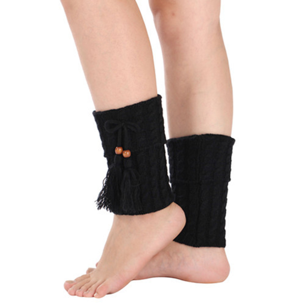 Women-Twist-Knitted-Knee-Short-Boot-Socks-Leg-Warmer-High-Boot-Socks-Flanging-Crochet-1205959