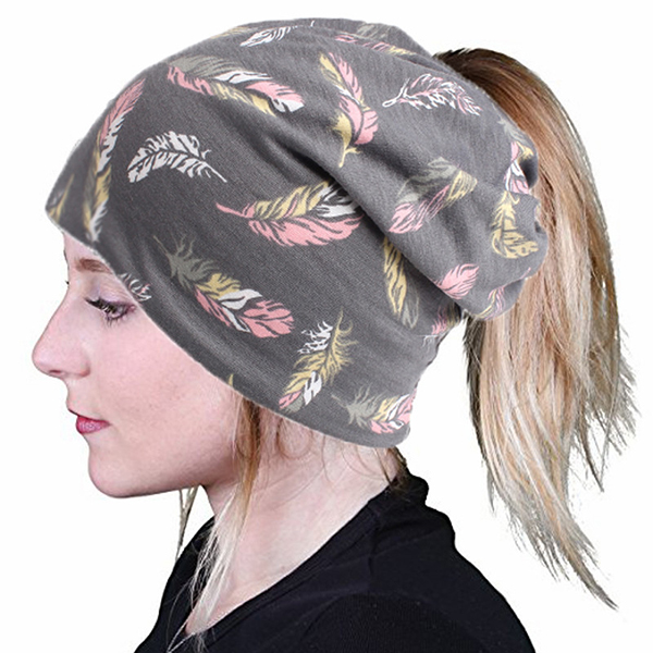 Women-Vintage-Bohemia-Style-Turban-Hat-Multifunctional-Good-Elastic-Ponytail-Beanie-Caps-1265426