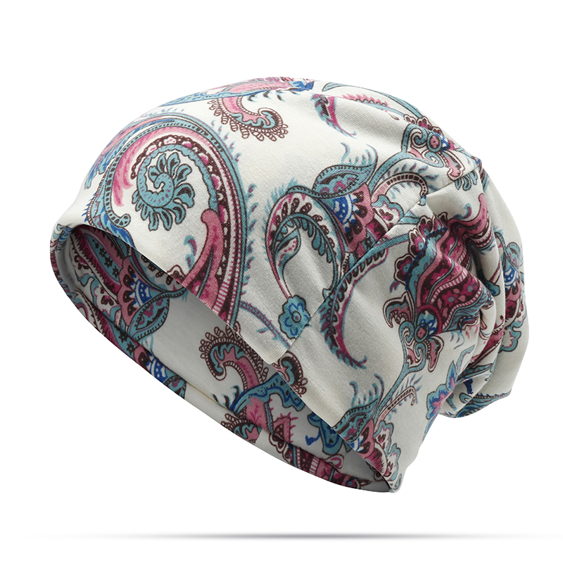 Women-Vintage-Bohemia-Style-Turban-Hat-Multifunctional-Good-Elastic-Ponytail-Beanie-Caps-1265426