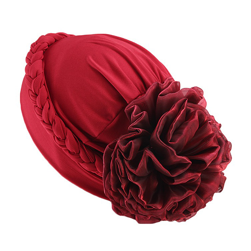 Women-Vintage-Ethnic-Style-Braid-Breathable-Turban-Cap-Cotton-Flexible-Headband-1435157