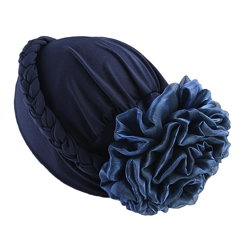 Women-Vintage-Ethnic-Style-Braid-Breathable-Turban-Cap-Cotton-Flexible-Headband-1435157