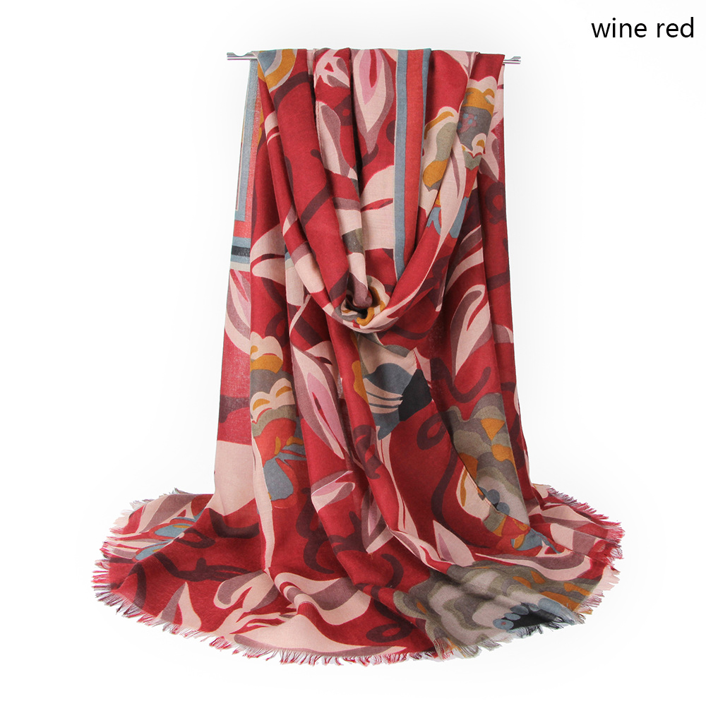 Women-Vintage-Lightweight-Floral-Print-Scarf-Vintage-Large-Size-Flower-Shawl-1335742