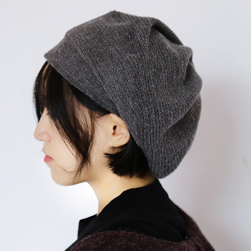 Women-Vintage-Winter-Cotton-Knit-French-Beret-Caps-Outdoor-Ski-Newsboy-Painter-Hat-1364486