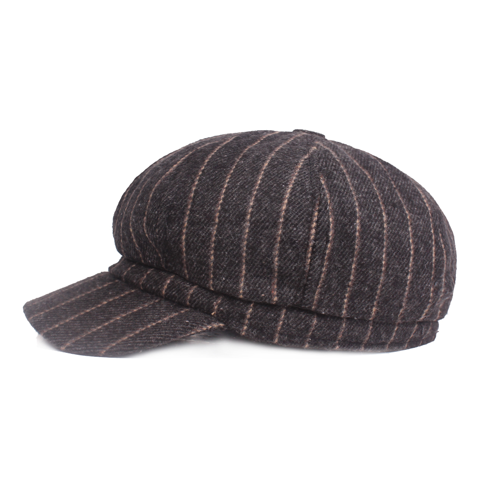 Women-Vintage-Winter-Stripe-Cotton-Flat-Hat-Outdoor-Casual-Warm-Beret-Hats-1347569