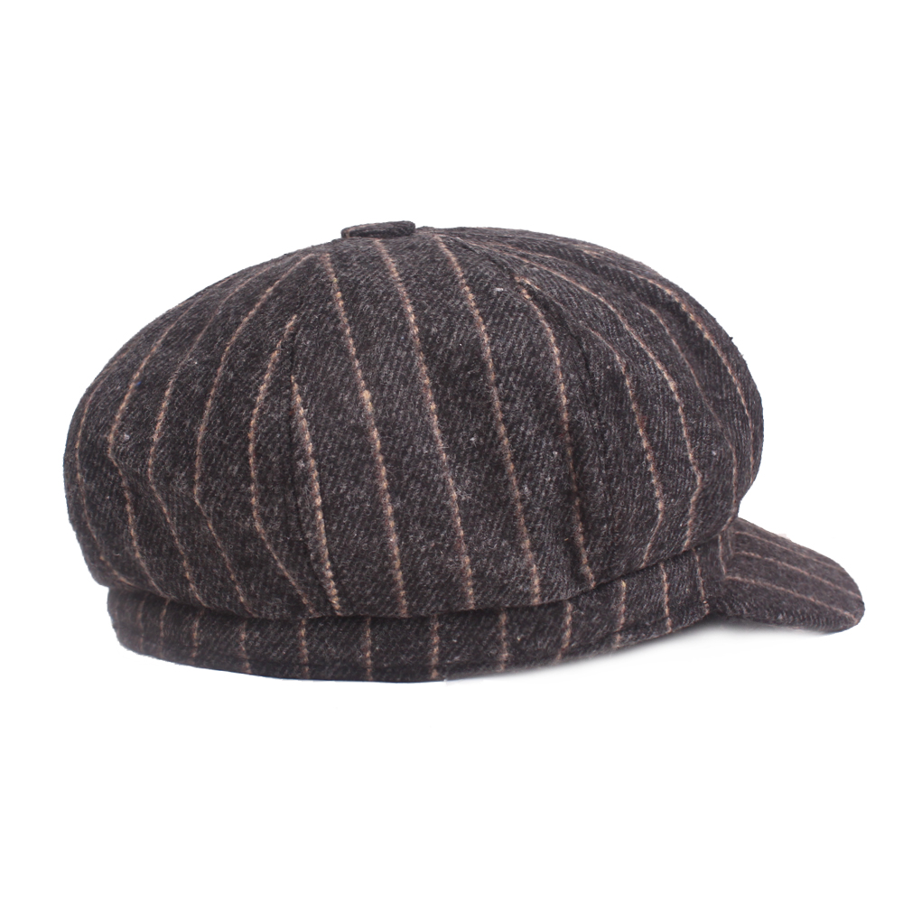 Women-Vintage-Winter-Stripe-Cotton-Flat-Hat-Outdoor-Casual-Warm-Beret-Hats-1347569