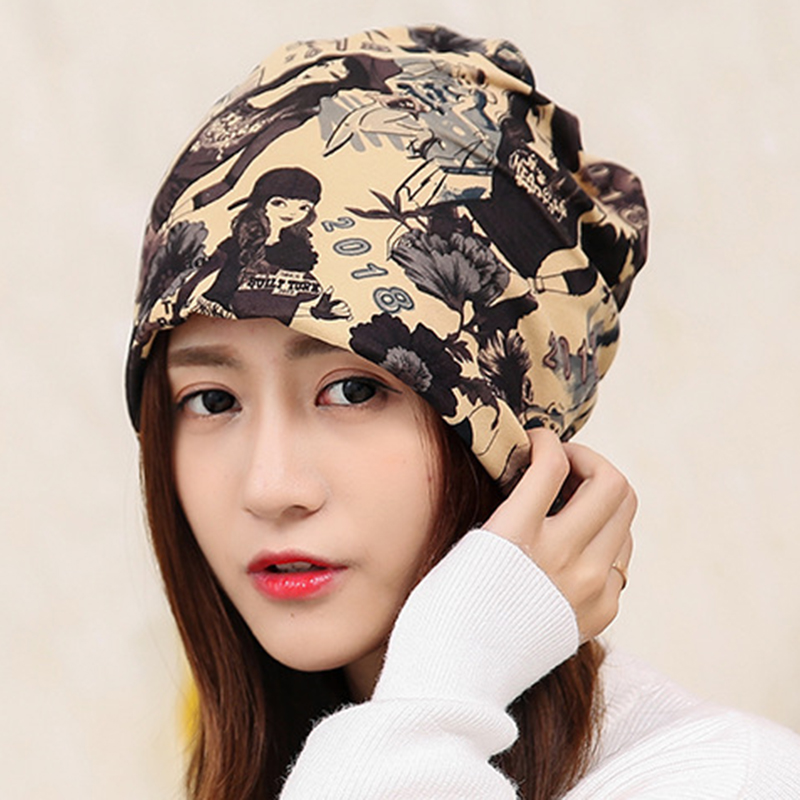 Women-Vogue-Slouchy-Beanie-Caps-Outdoor-Double-Layers-Earmuffs-Brimless-Bonnet-1352040