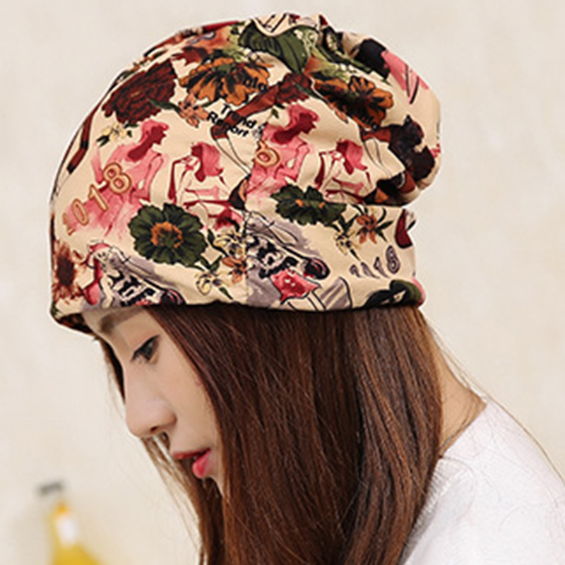 Women-Vogue-Slouchy-Beanie-Caps-Outdoor-Double-Layers-Earmuffs-Brimless-Bonnet-1352040