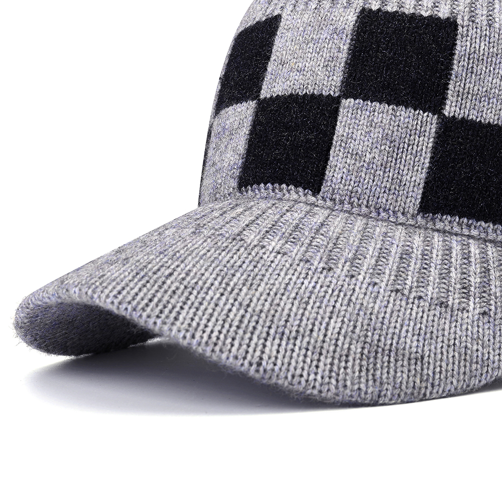 Women-Warm-Grid-Knitted-Ponytail-Hat-Outdoor-Riding-Sport-Golf-Knit-Hat-Baseball-Cap-1375441